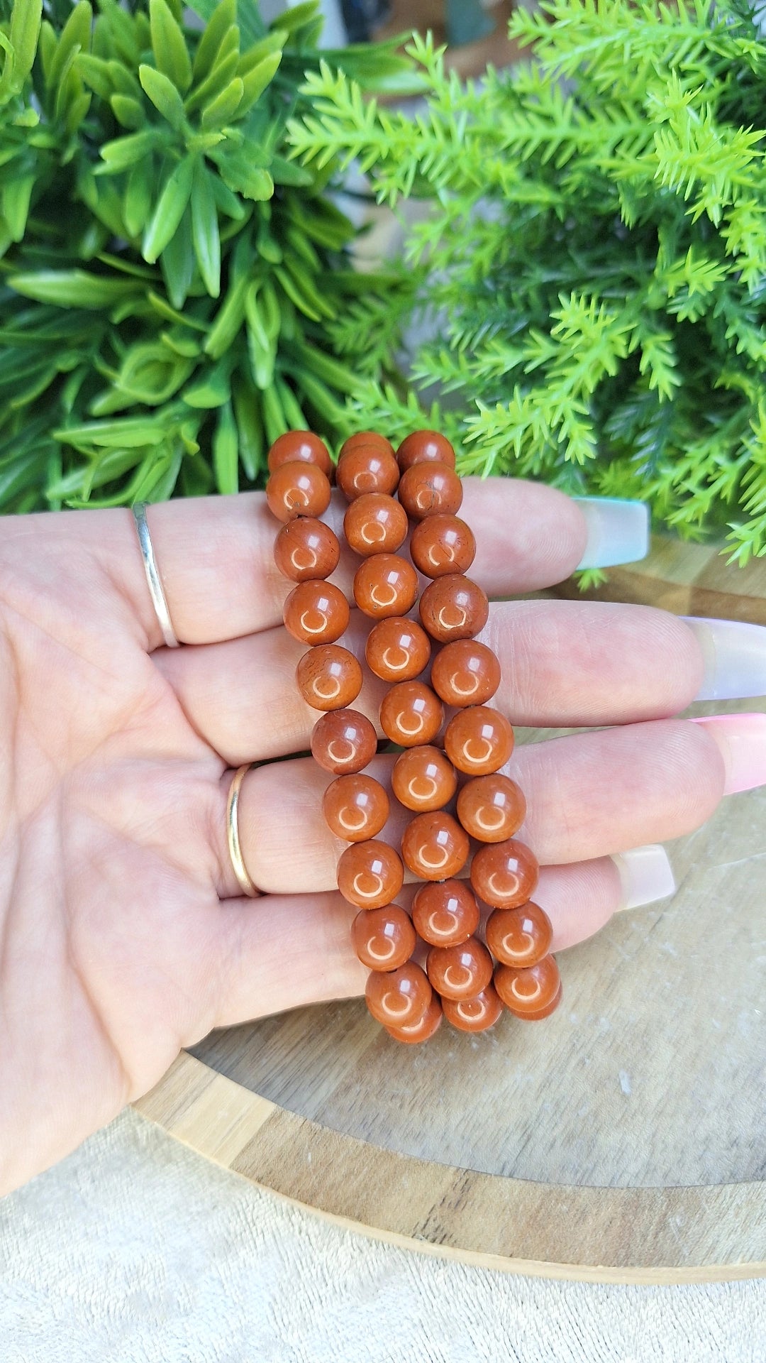 Red jasper bracelet