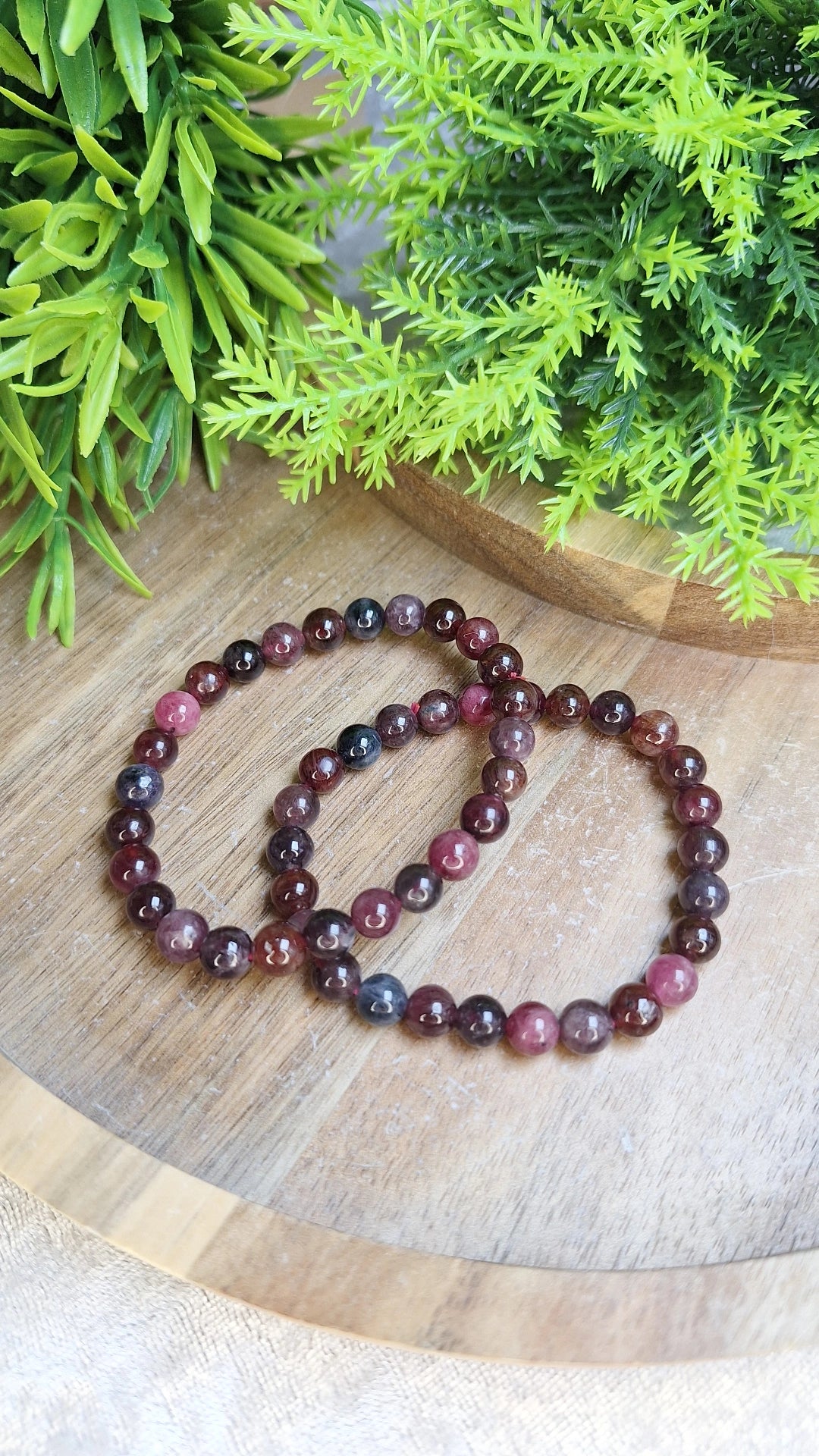 Multicoloured spinel bracelet