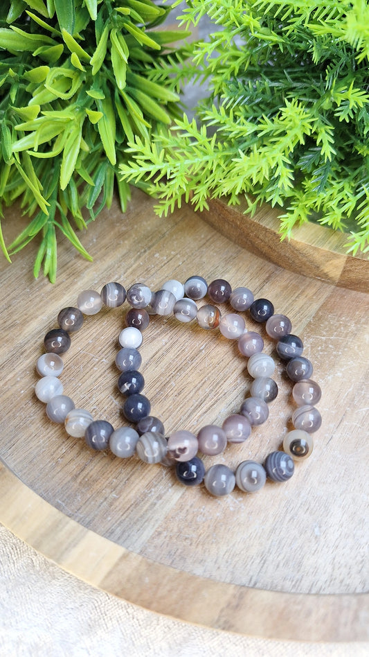 Botswana agate bracelet