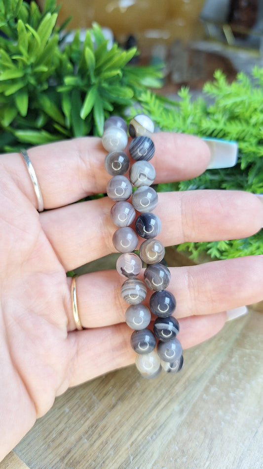 Botswana agate bracelet