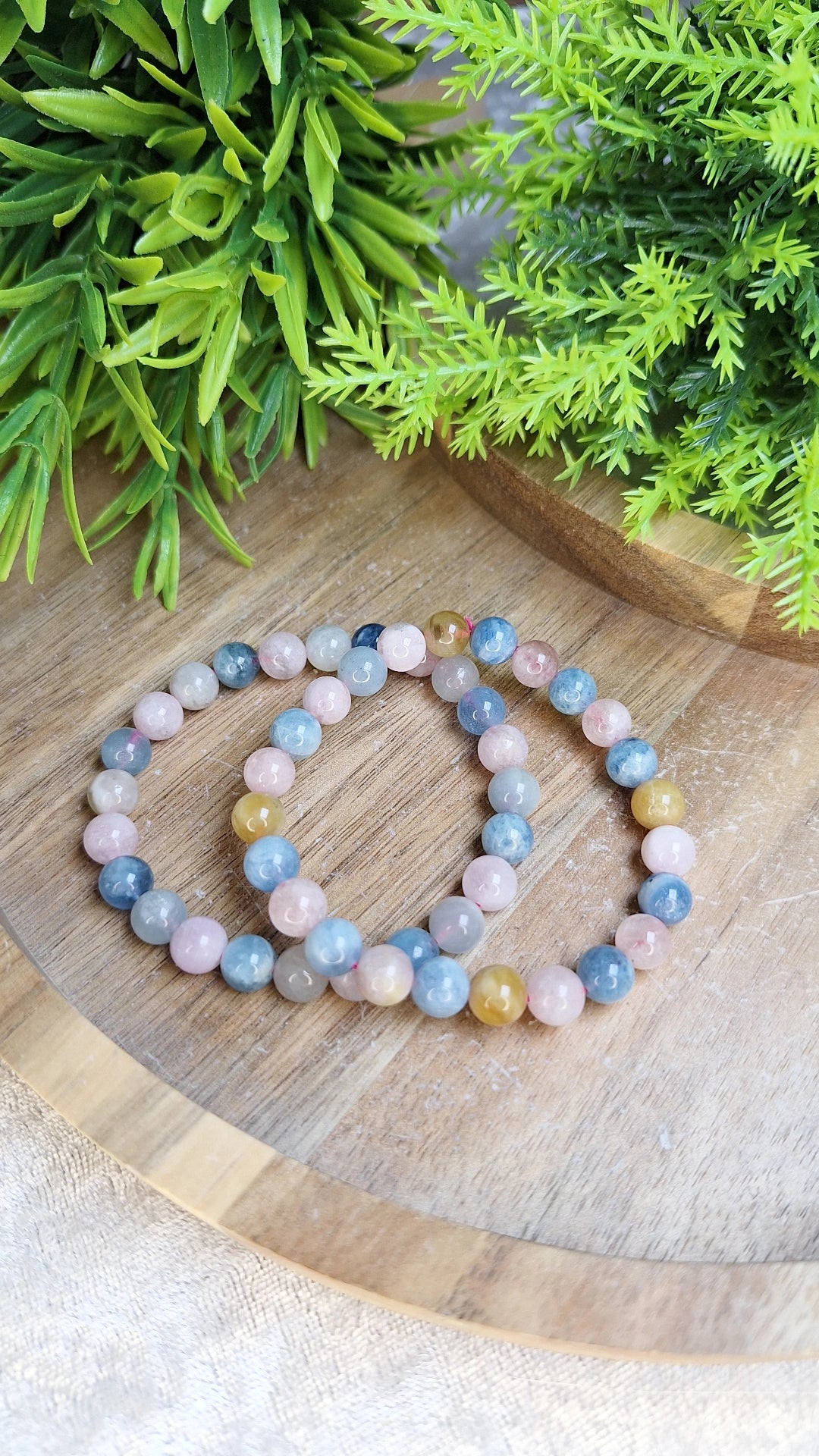 Morganite bracelets