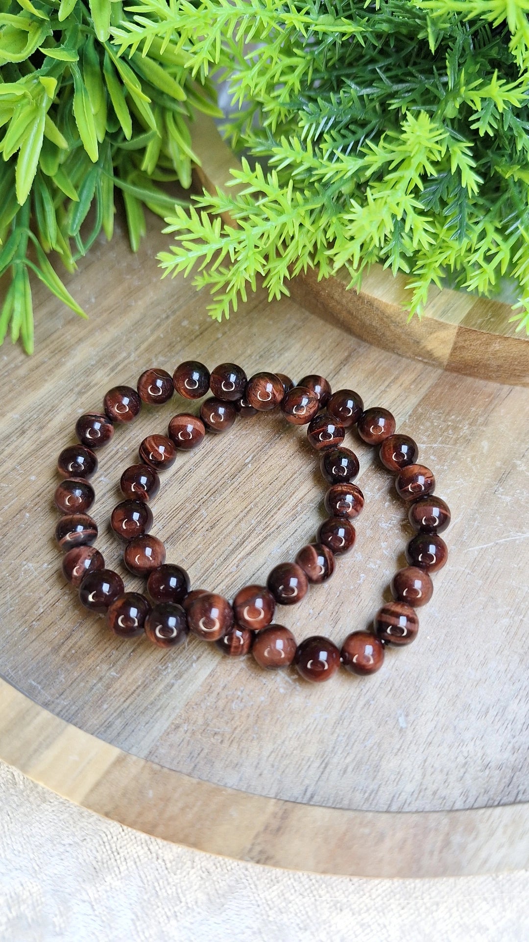 Red tigers eye bracelet