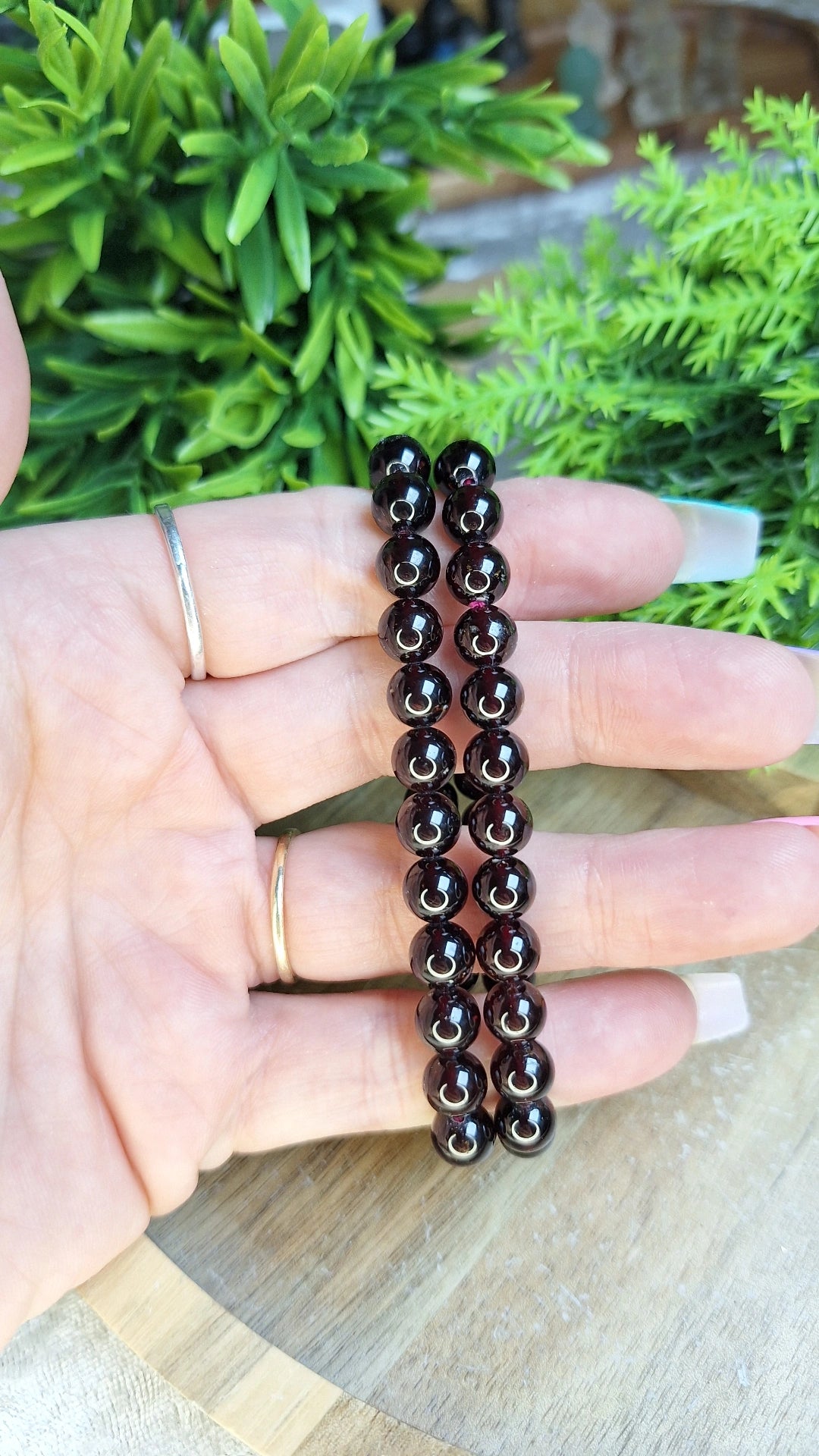 Garnet bracelet
