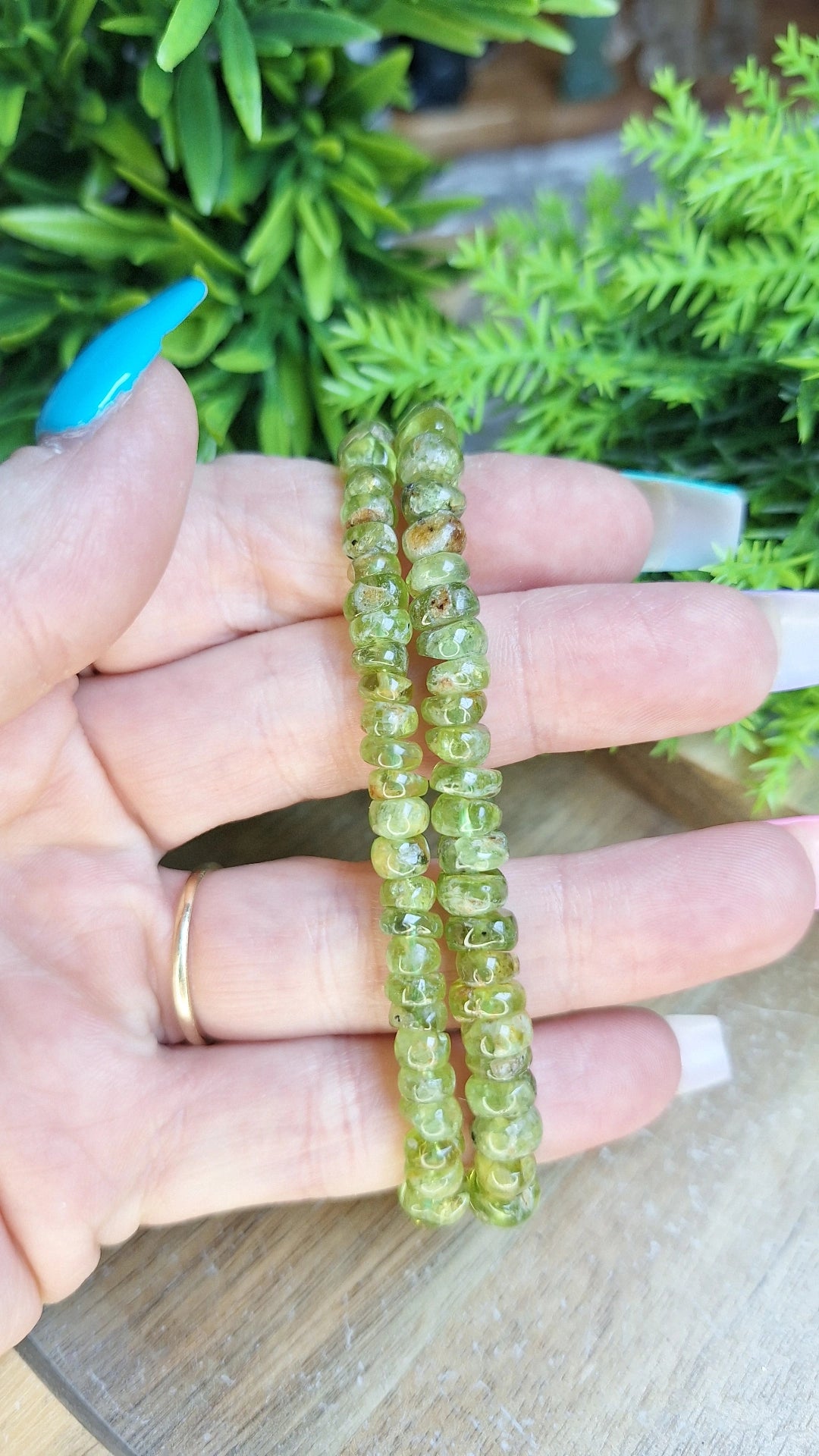 Peridot bracelet