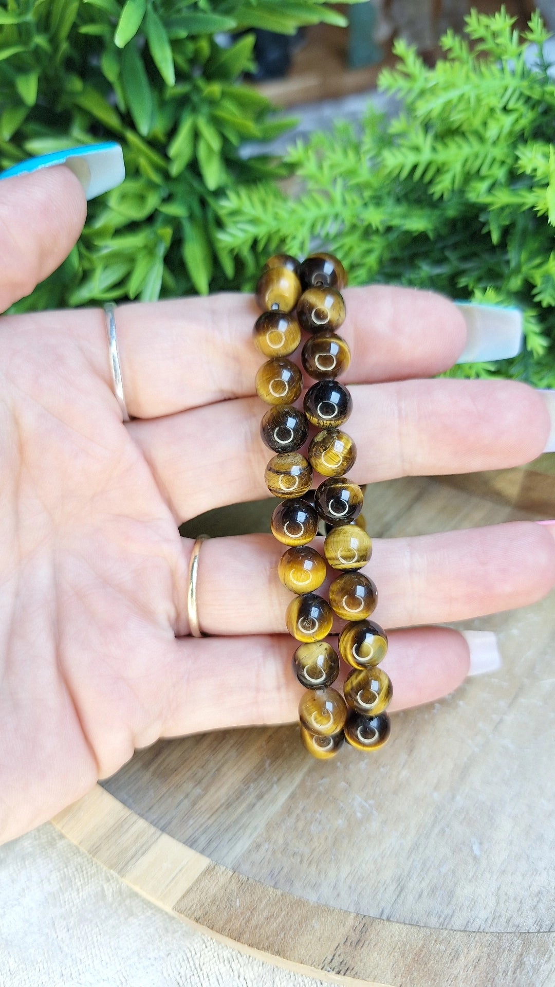 Golden tigers eye bracelet