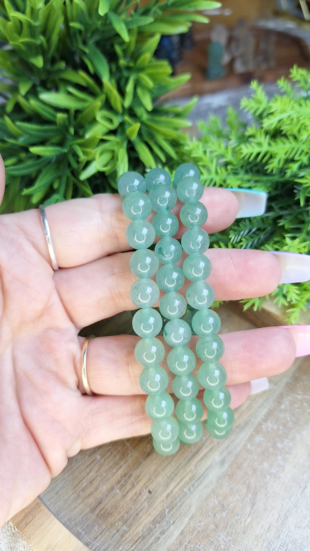 Green aventurine bracelet
