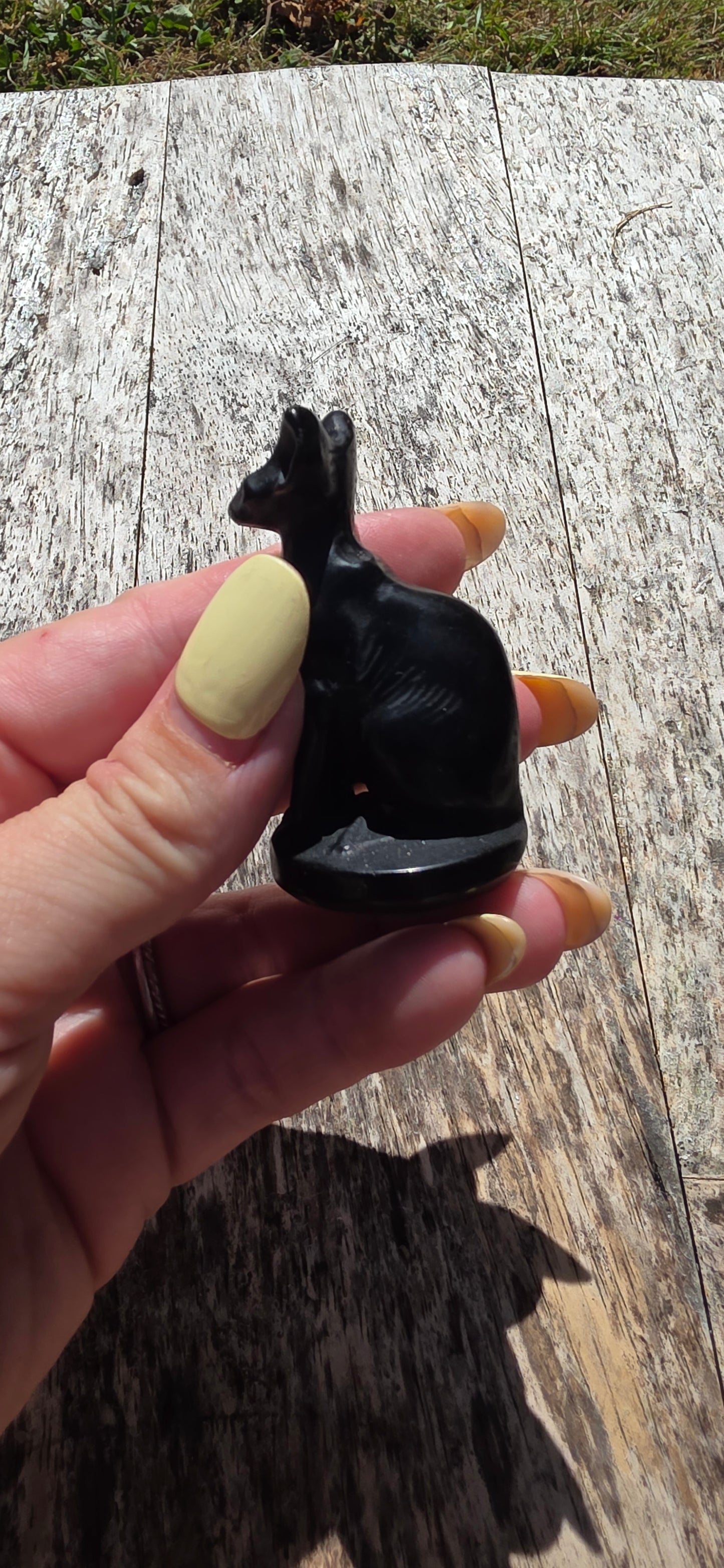 Obsidian sphinx