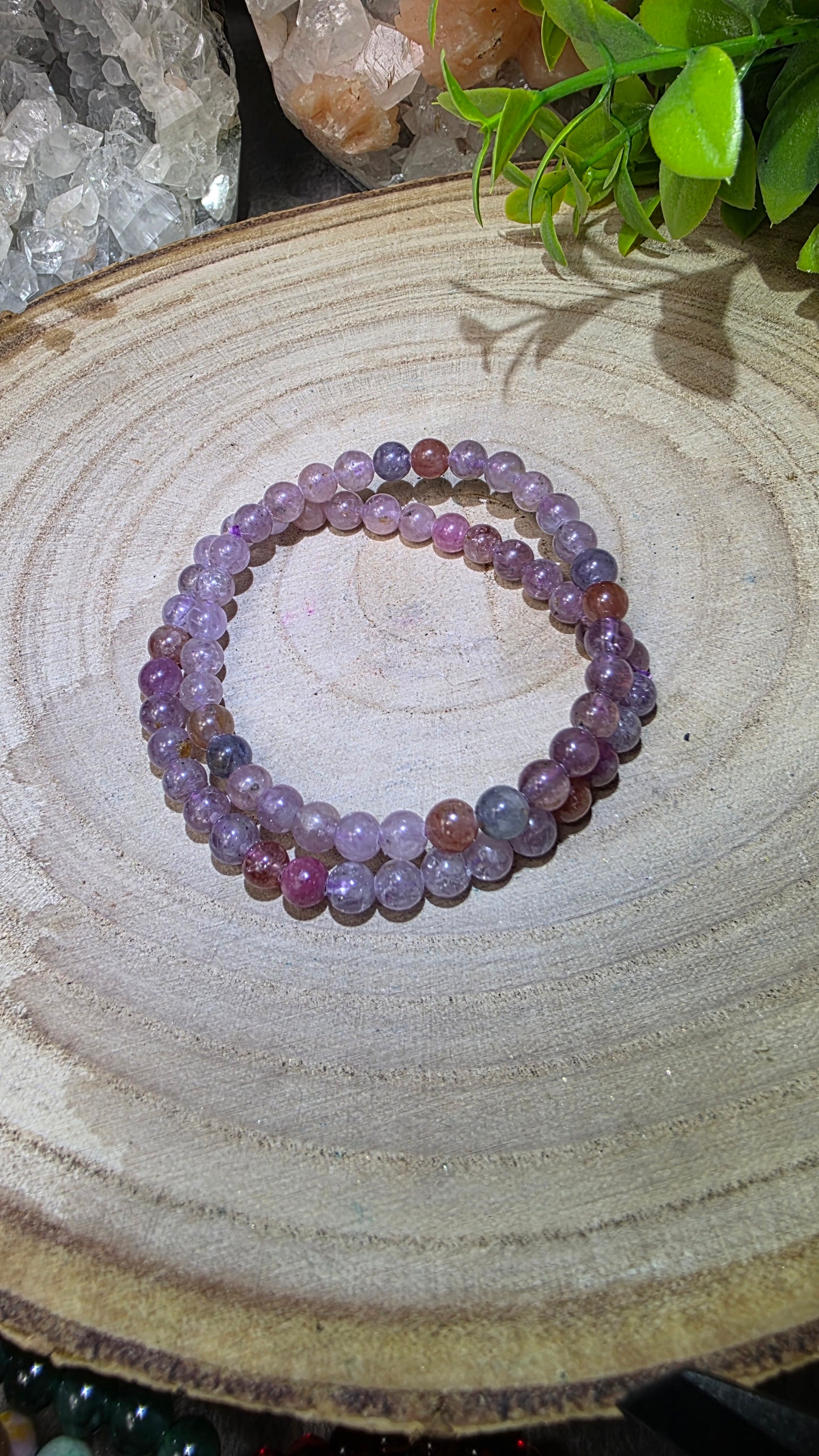 Multicoloured spinel bracelet