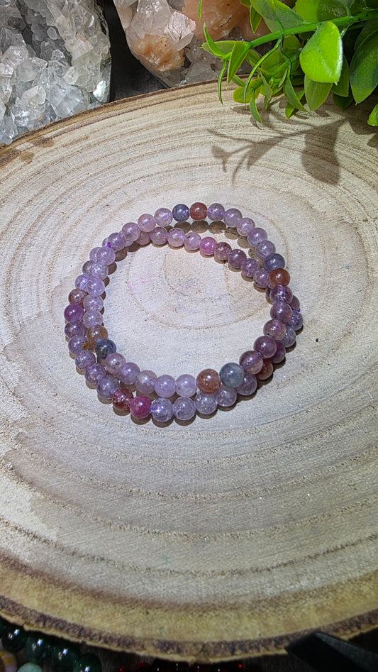 Multicoloured spinel bracelet