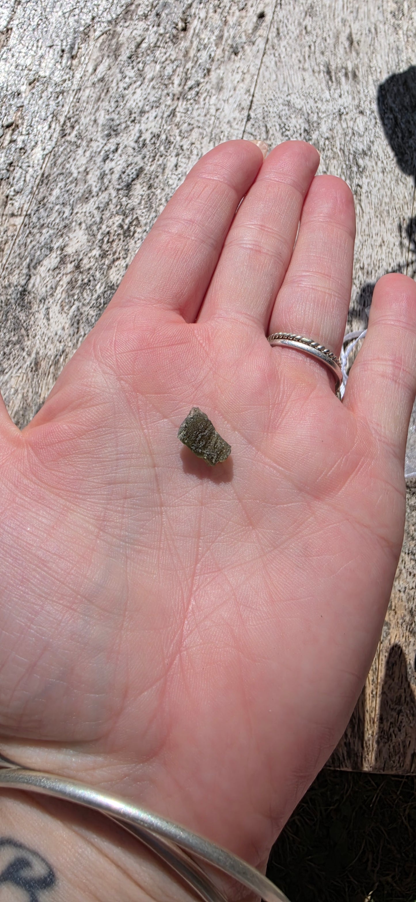 Small moldavite piece
