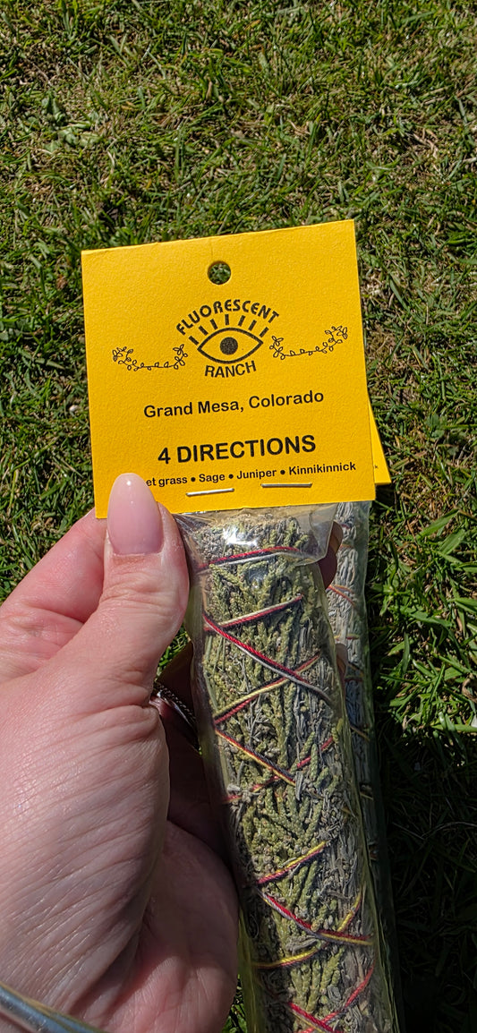4 directions large smudge stick