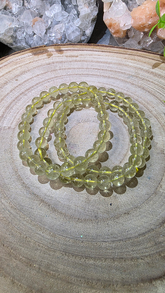 Libyan desert glass bracelet