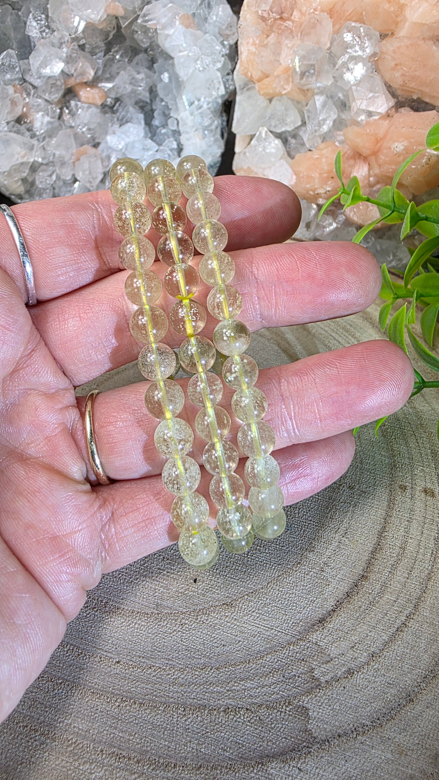 Libyan desert glass bracelet