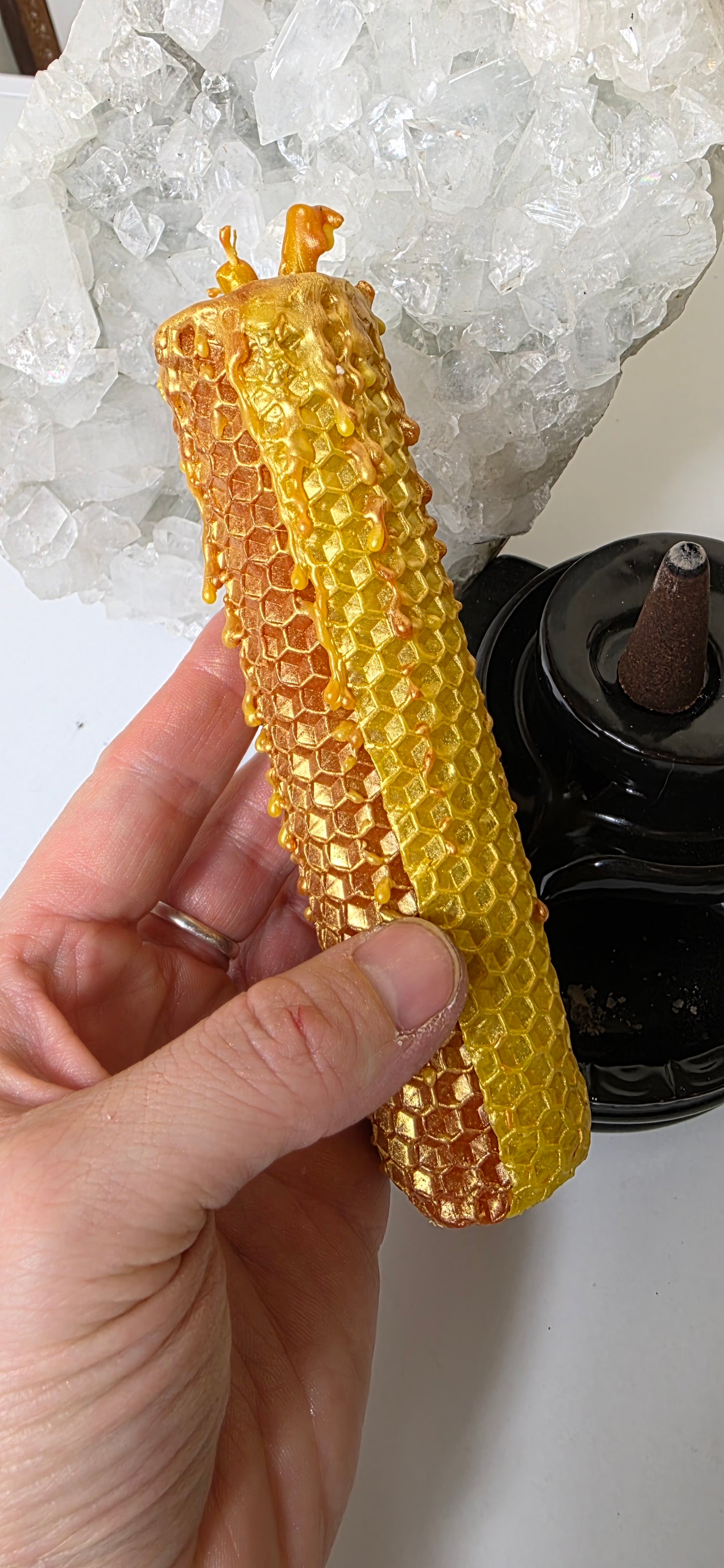 SOL Handrolled Beeswax Candle
