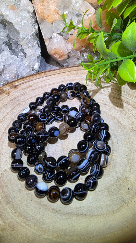 Eye agate bracelet
