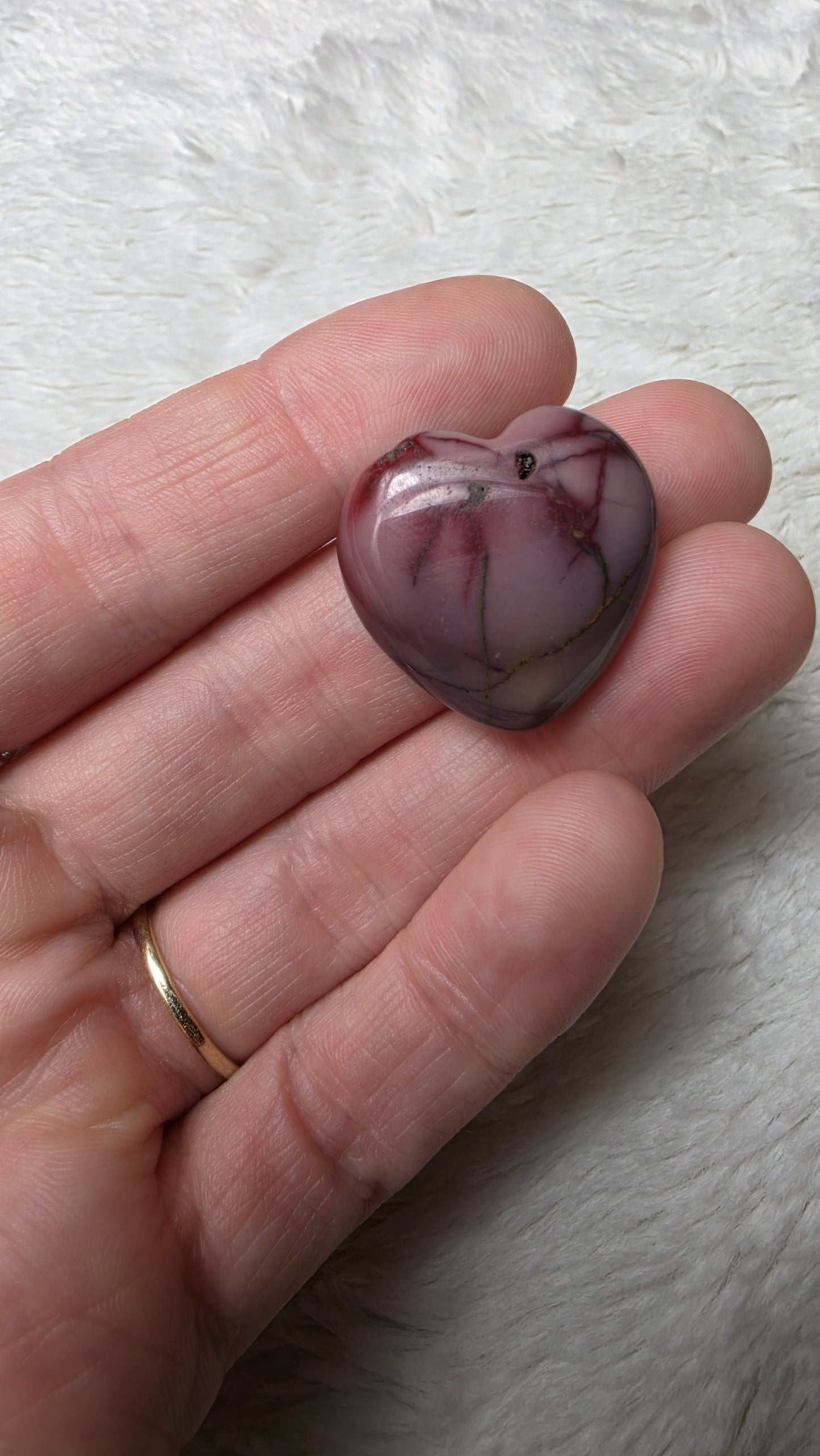 Mookaite hearts