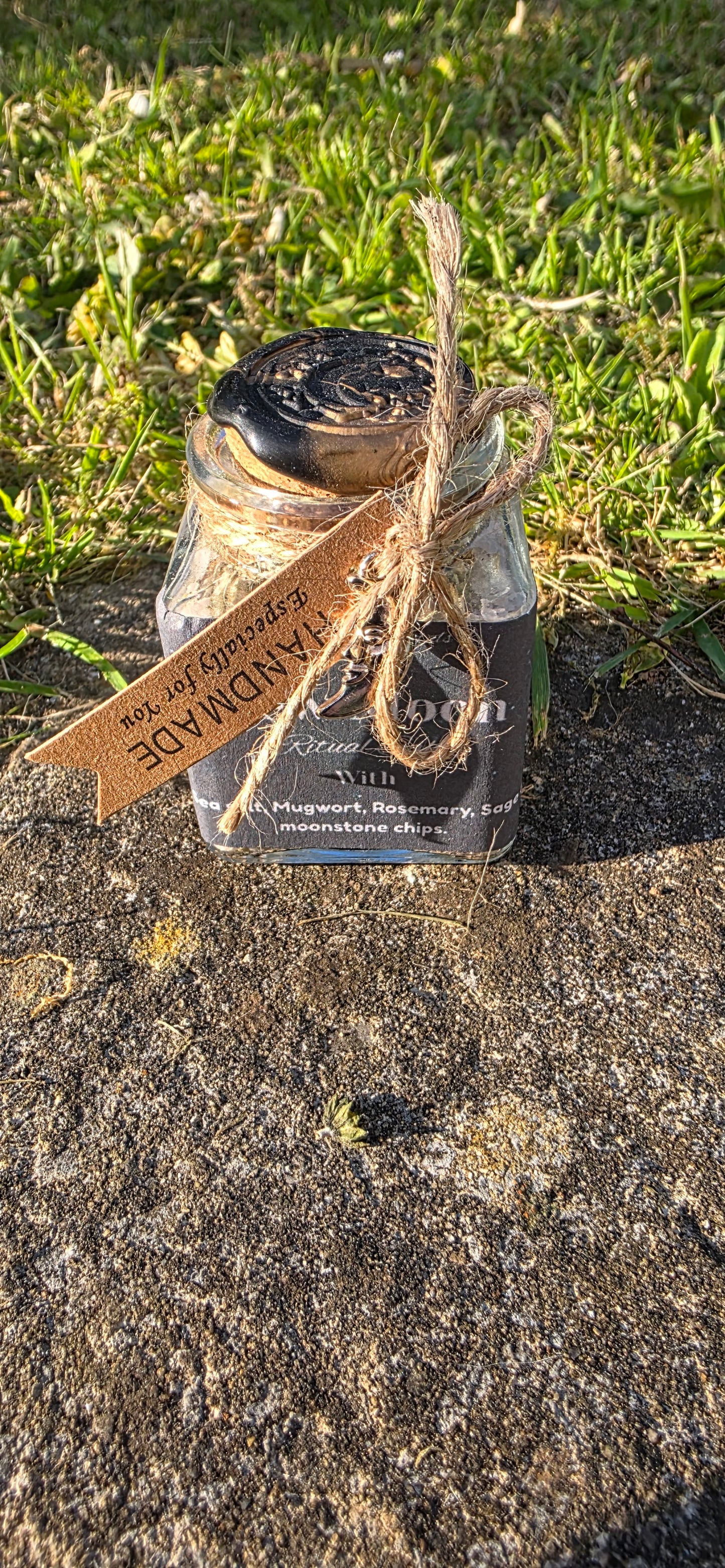 New moon Ritual salt