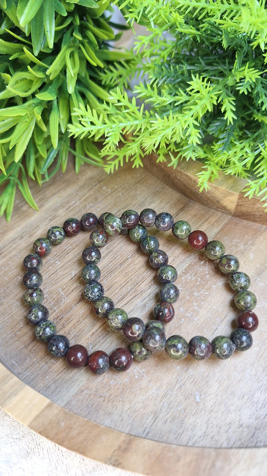 Dragons blood jasper bracelet