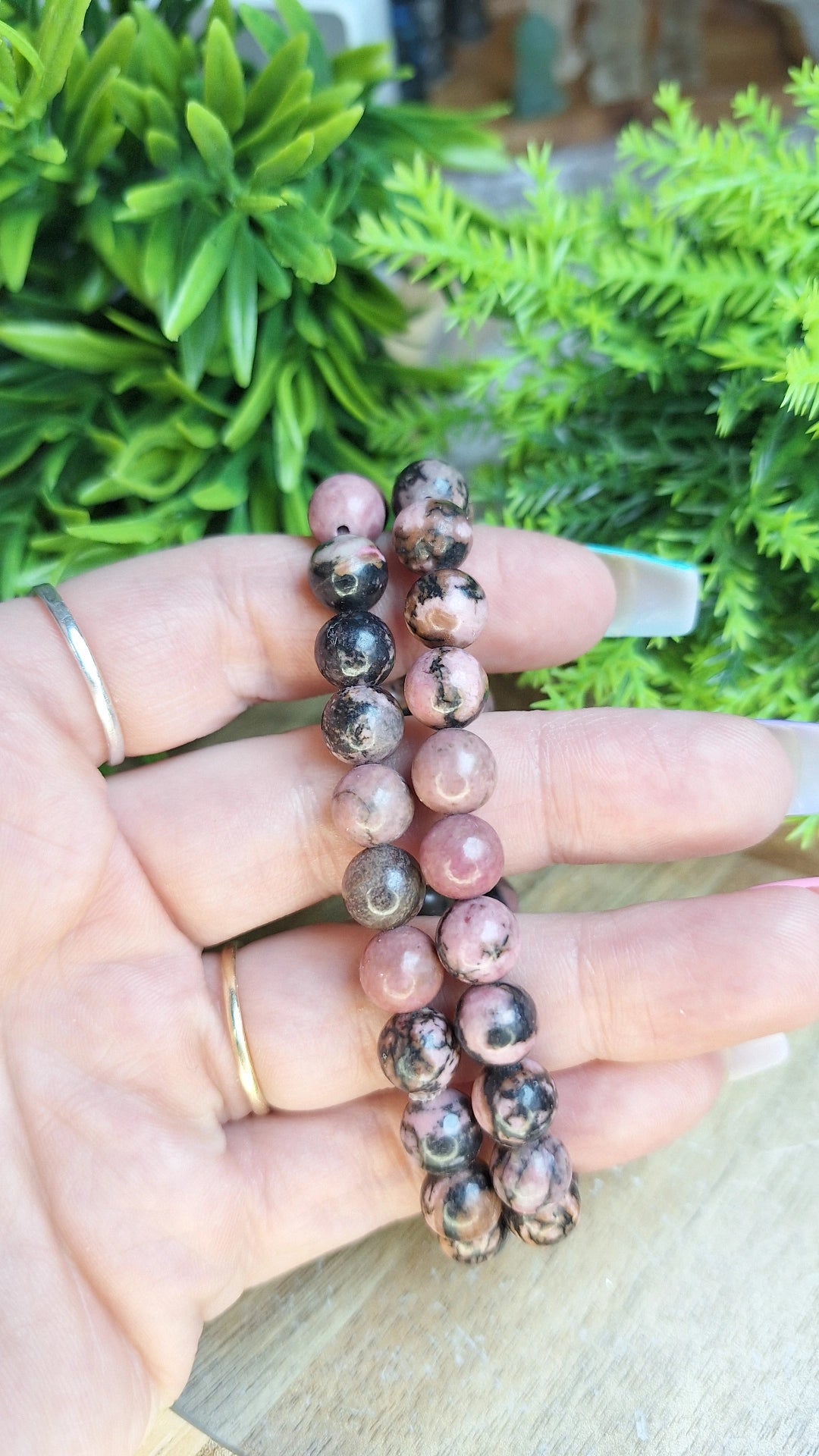 Rhodonite bracelet