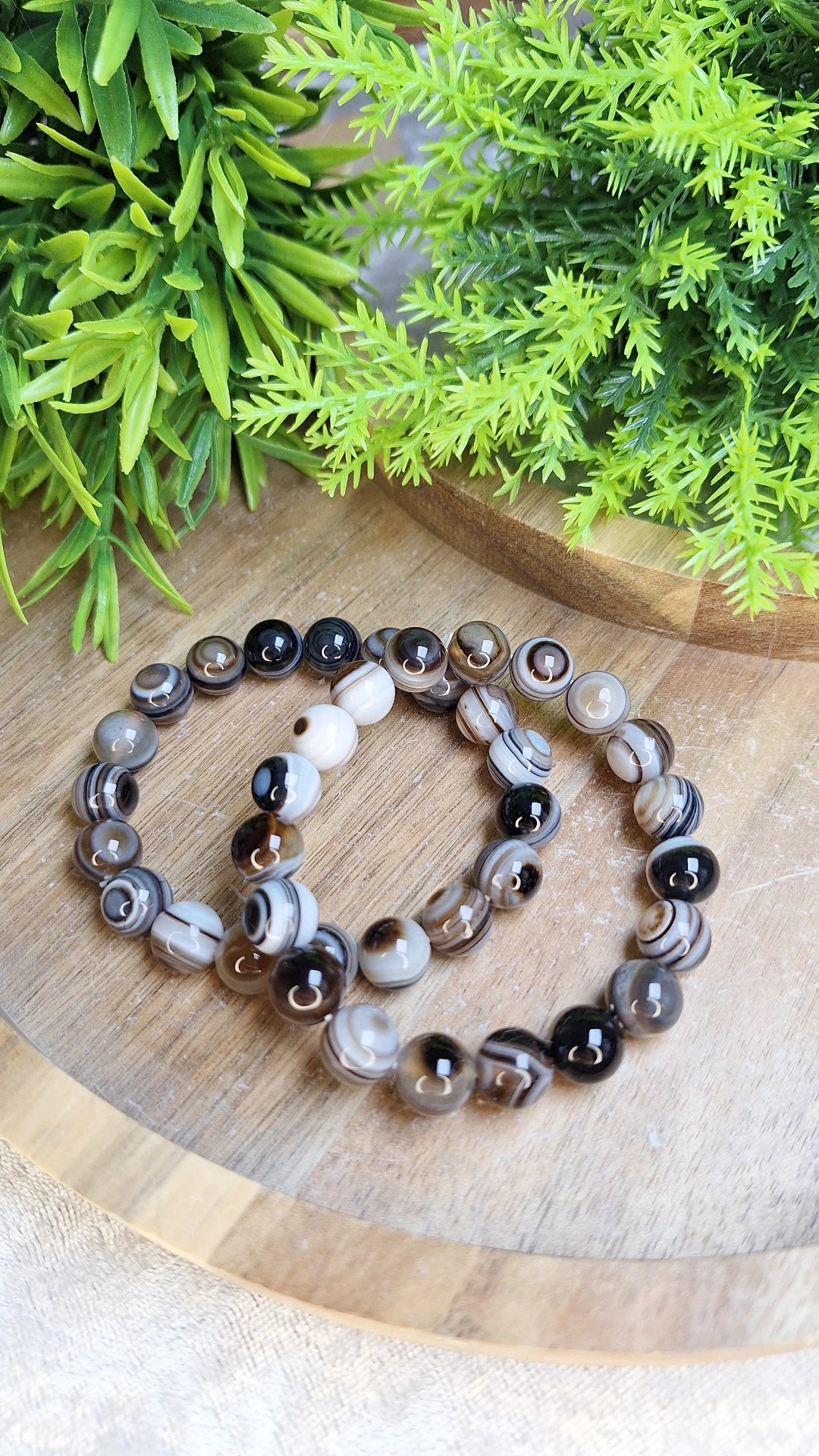 Eye agate bracelet