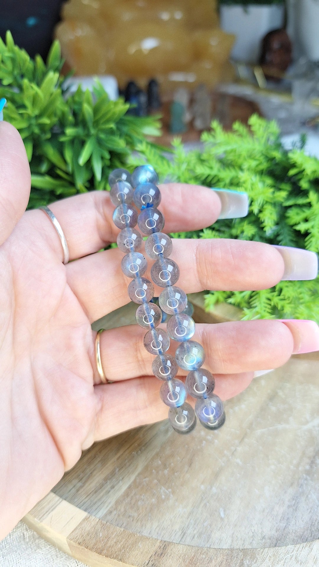 High grade labradorite bracelet