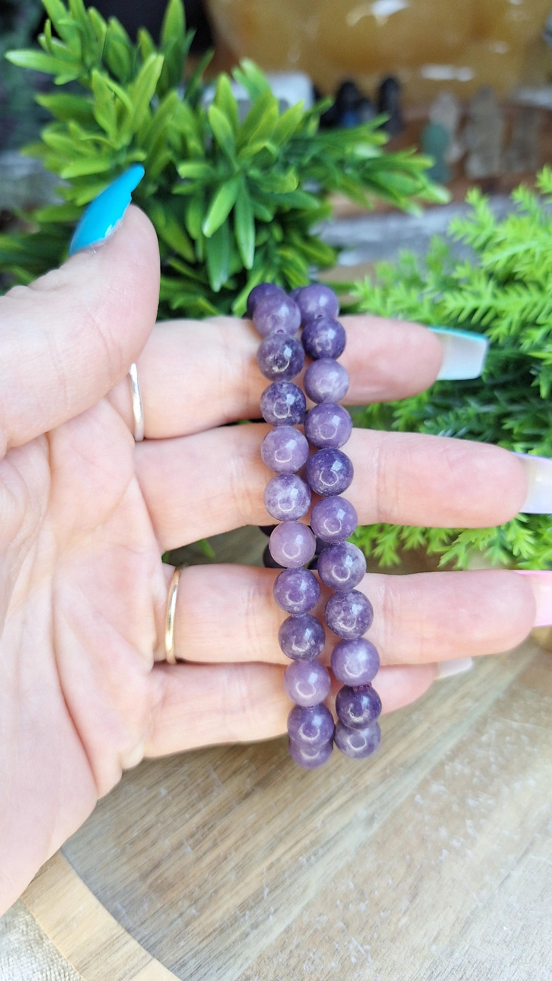 Lepidolite bracelet