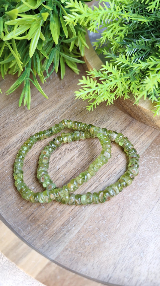Peridot bracelet
