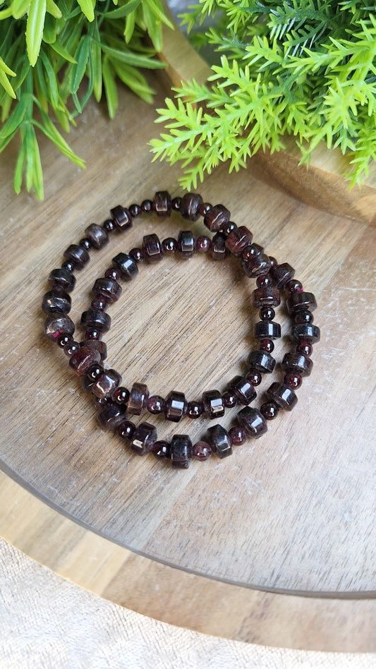 Garnet bracelet