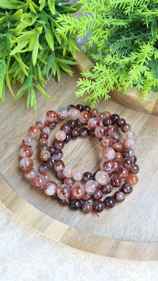 Fire quartz bracelet
