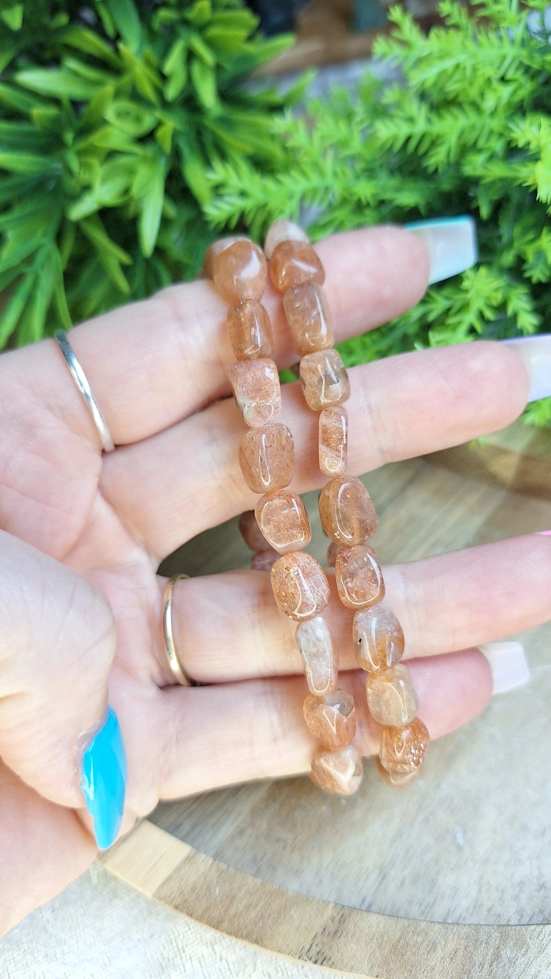 Sunstone bracelet