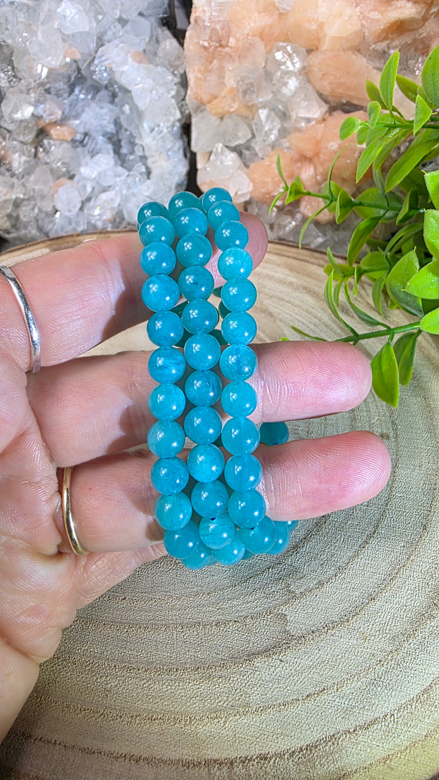 Ice amazonite bracelet