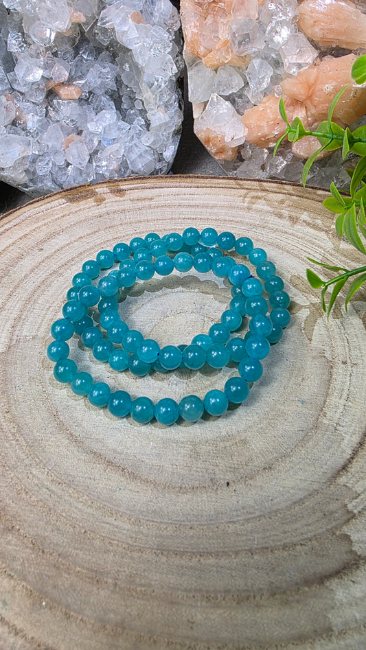 Ice amazonite bracelet