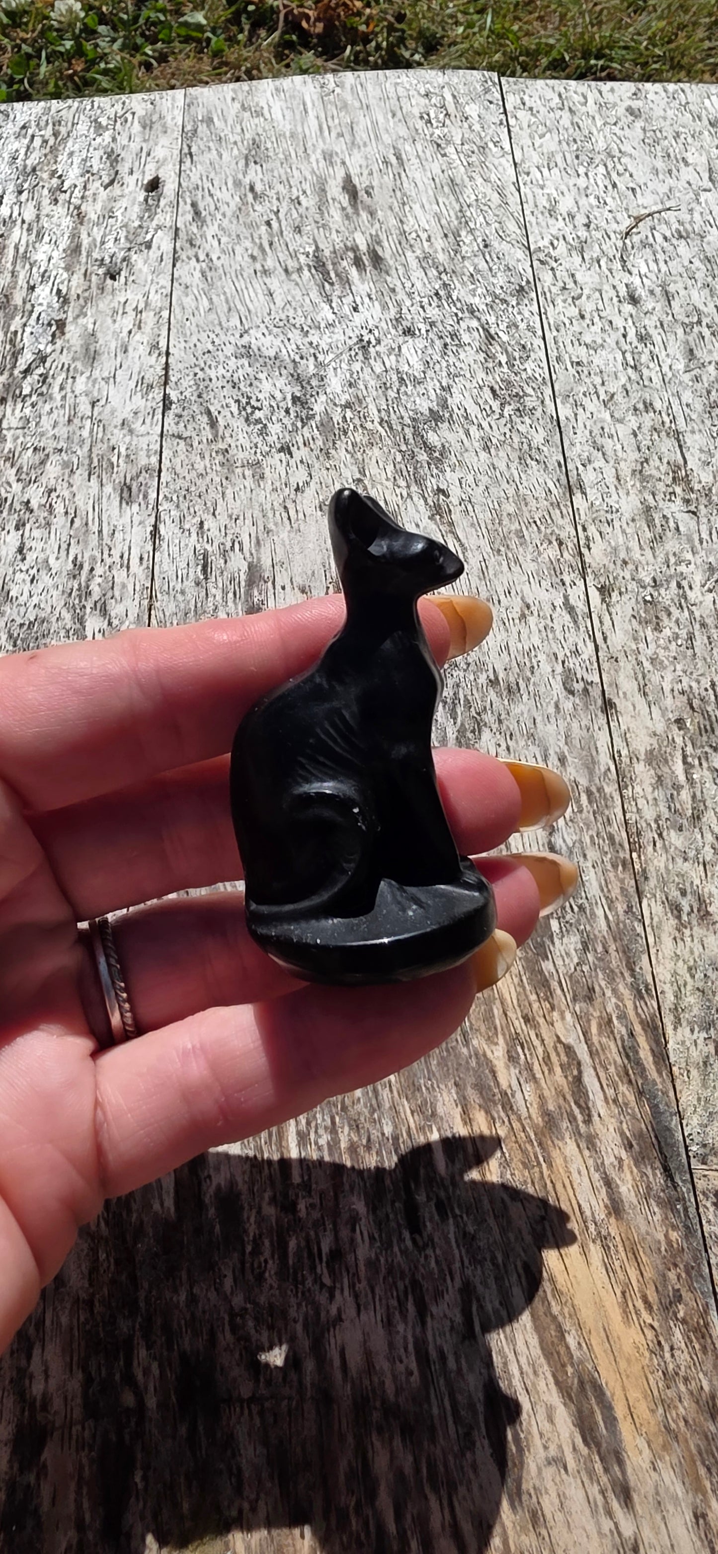 Obsidian sphinx