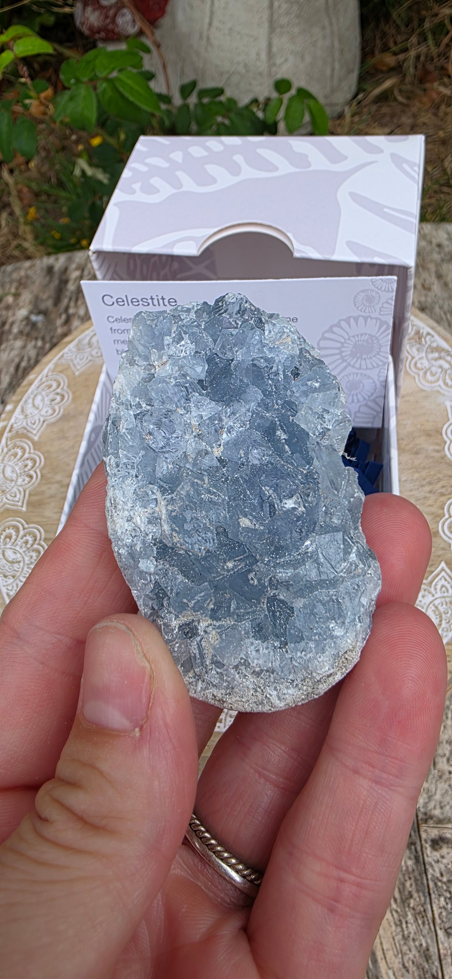 Celestite cluster