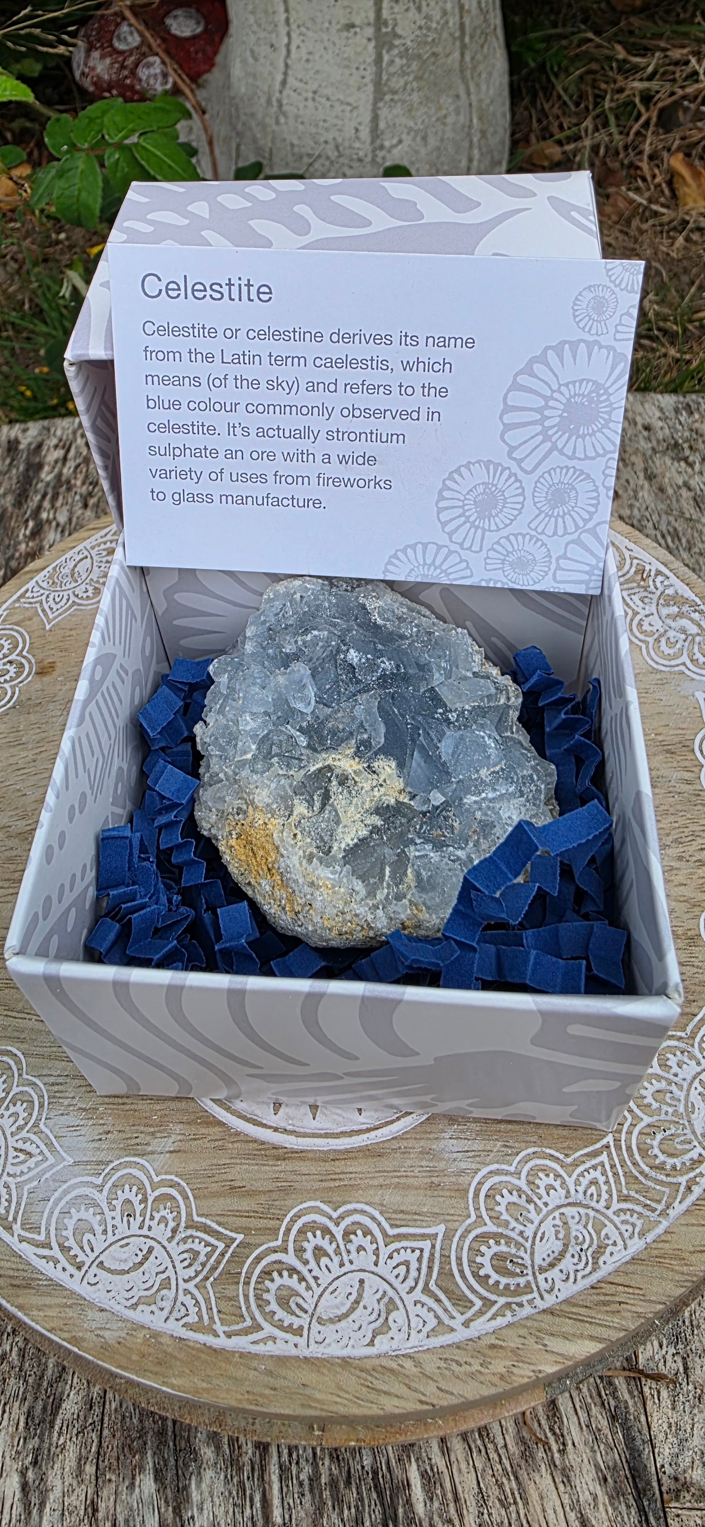 Celestite cluster