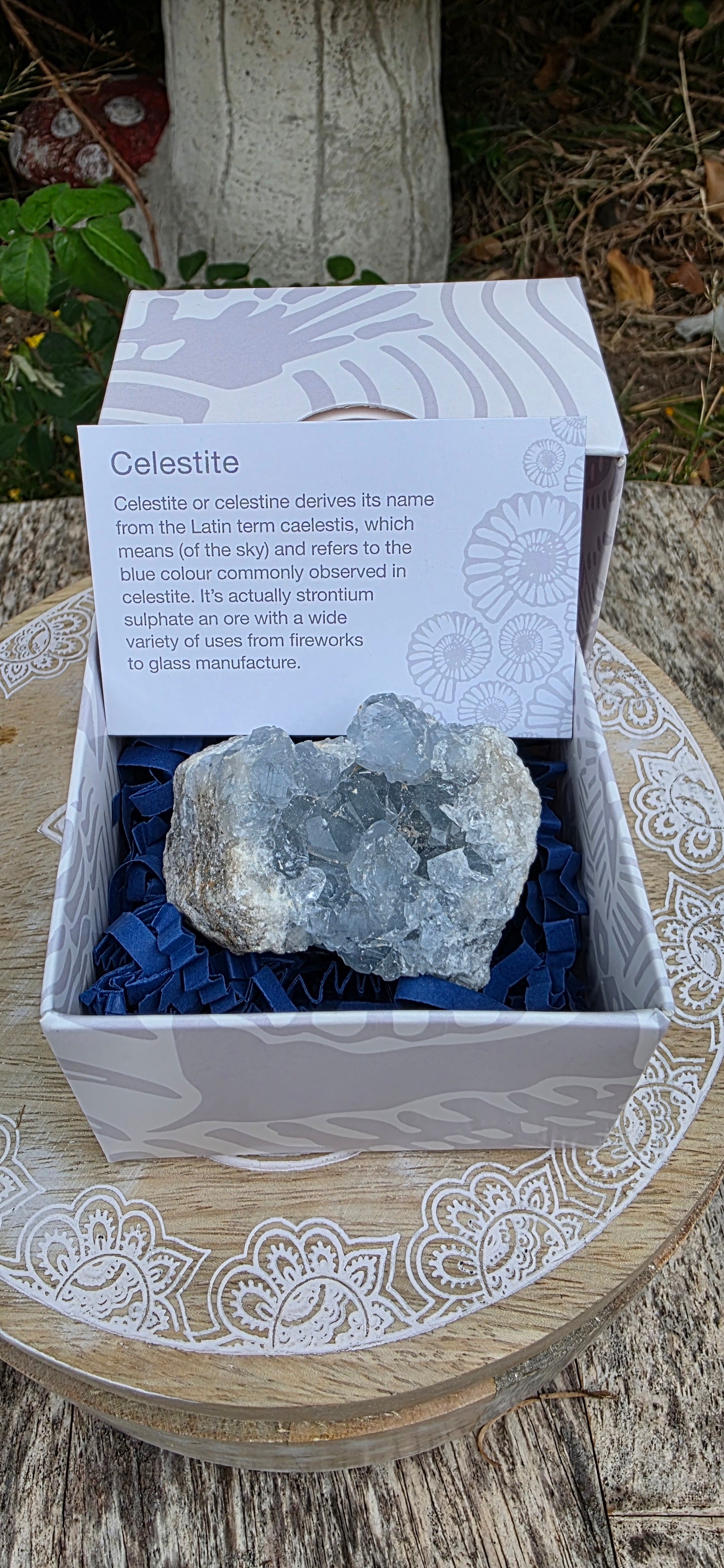 Celestite cluster