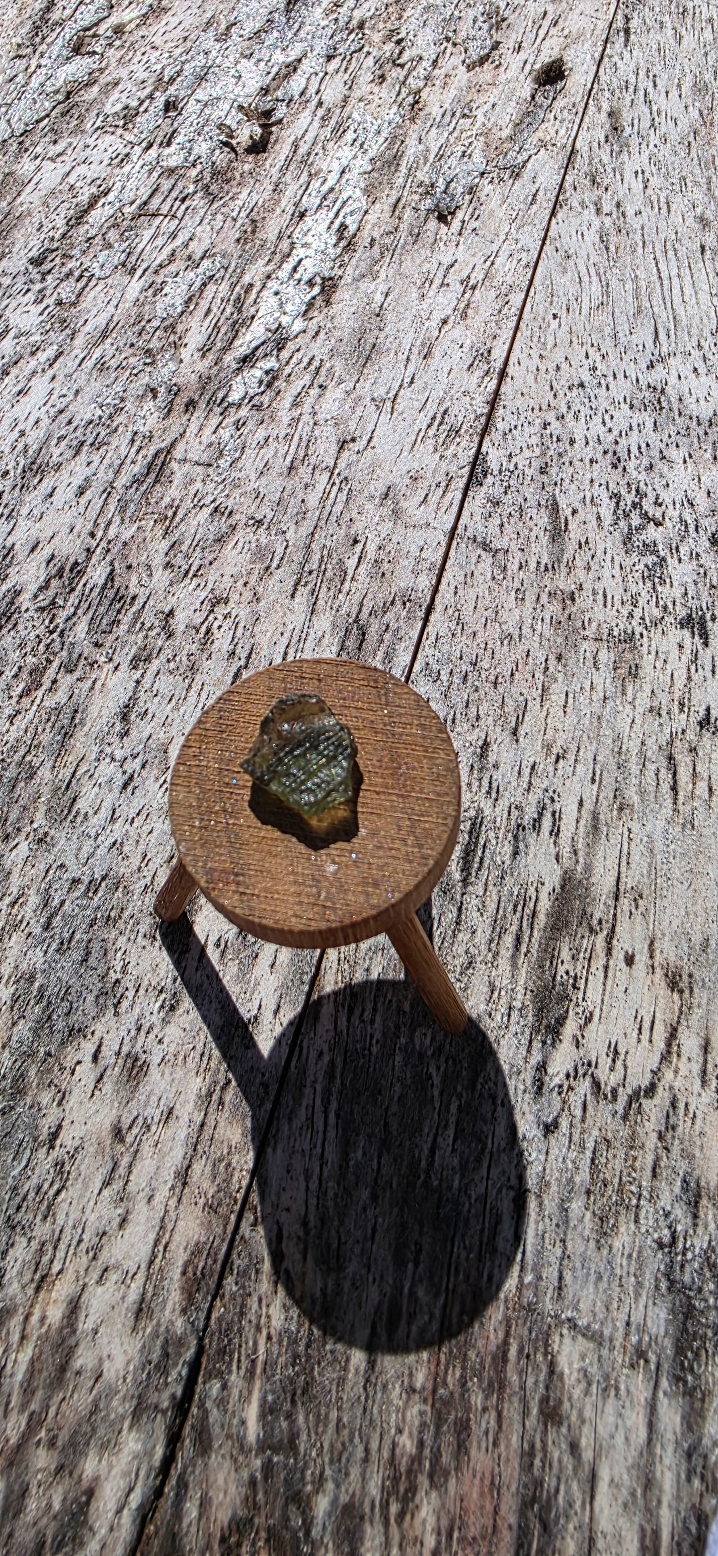 Moldavite piece