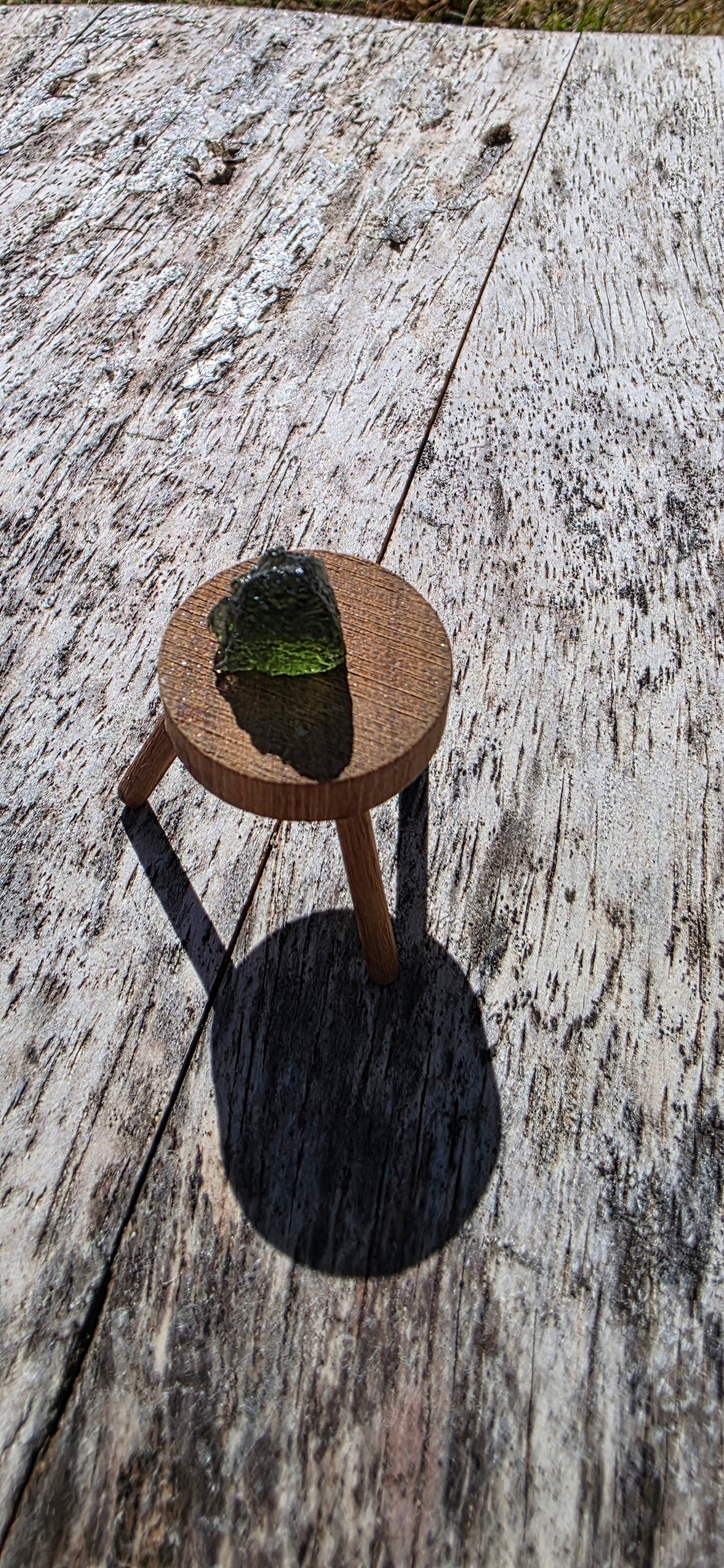 Moldavite piece