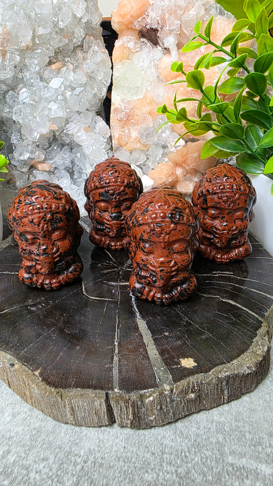 Mahogany obsidian baby ganesha