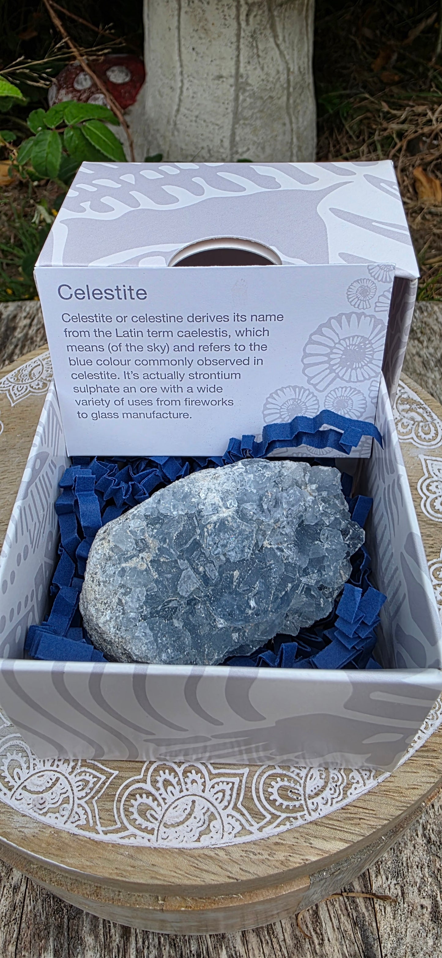 Celestite cluster
