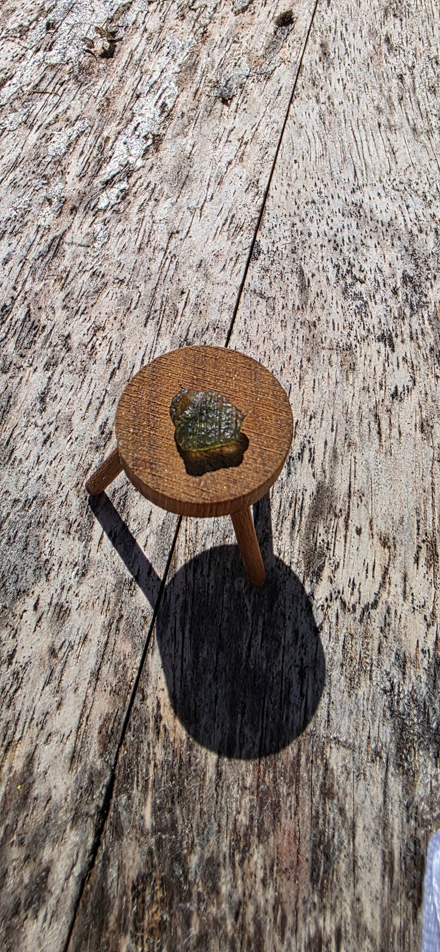 Moldavite piece