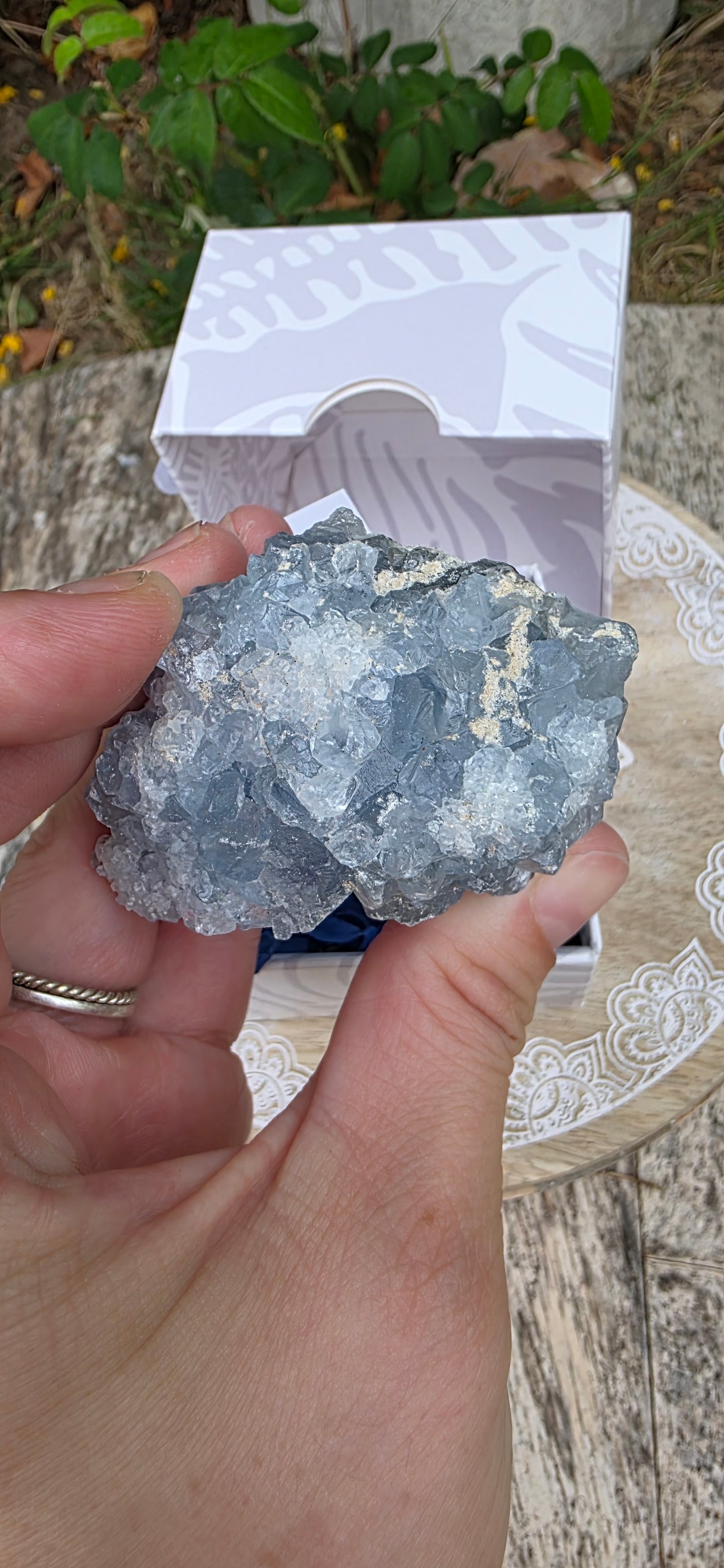 Celestite cluster