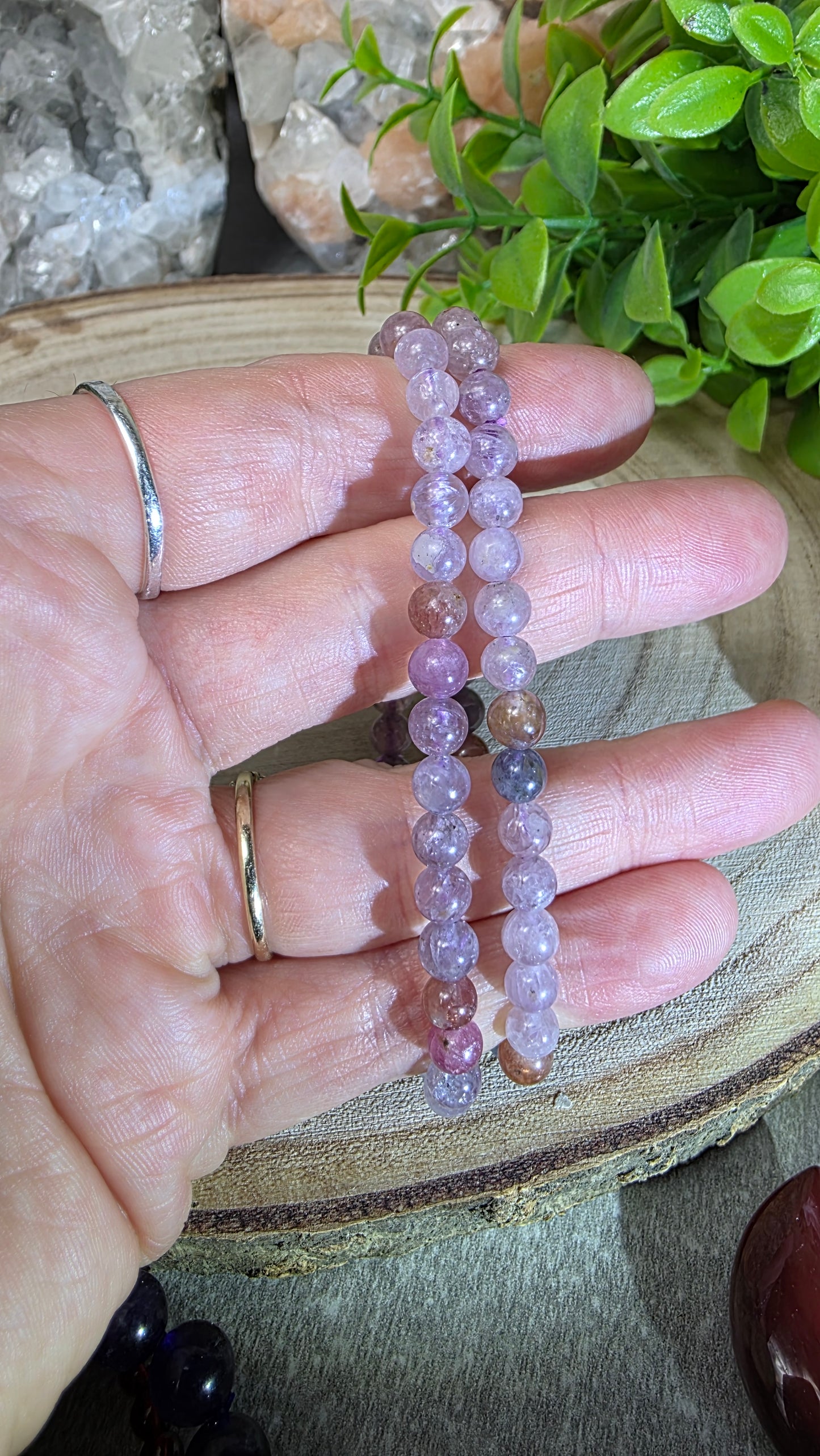 Multicoloured spinel bracelet