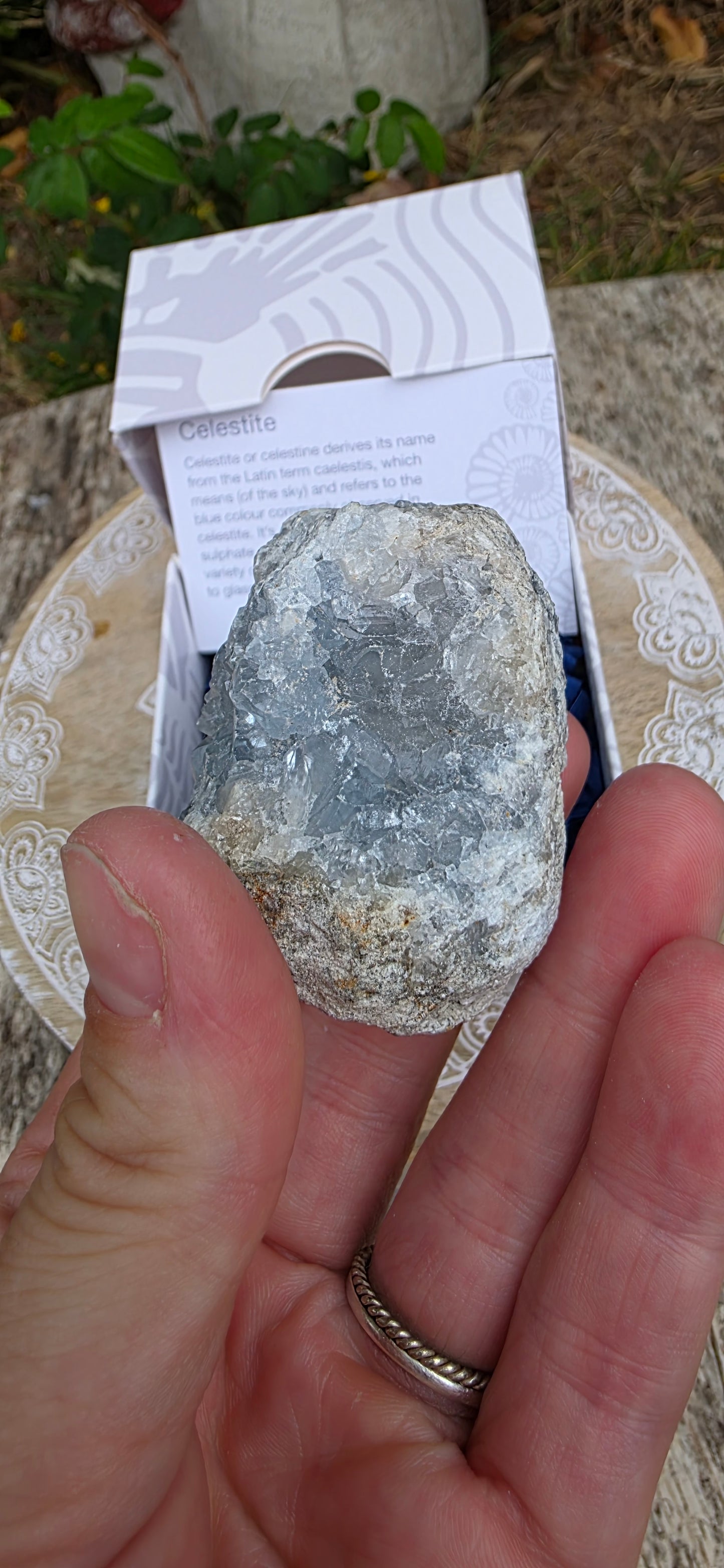 Celestite cluster