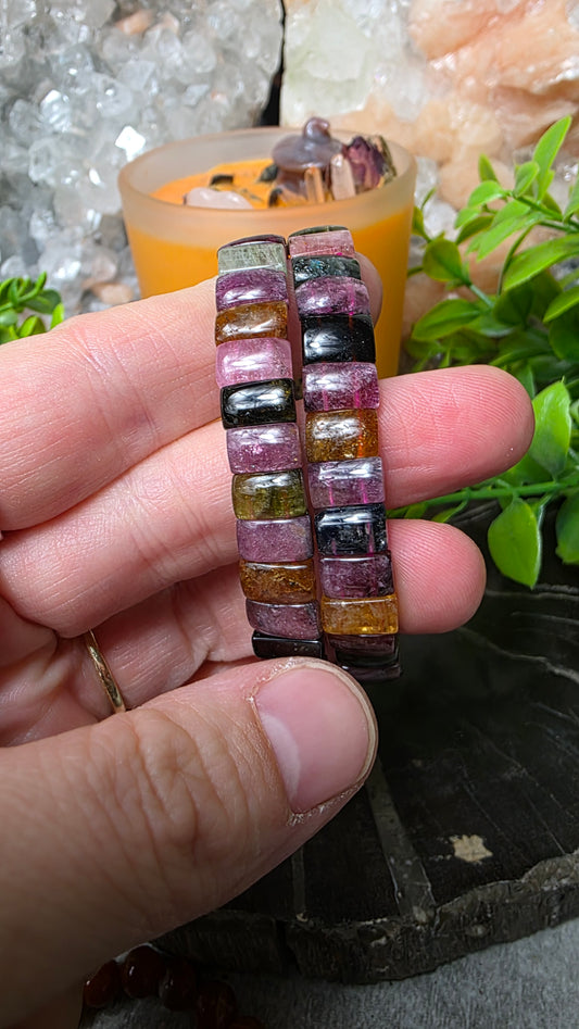 Mixed tourmaline bracelet