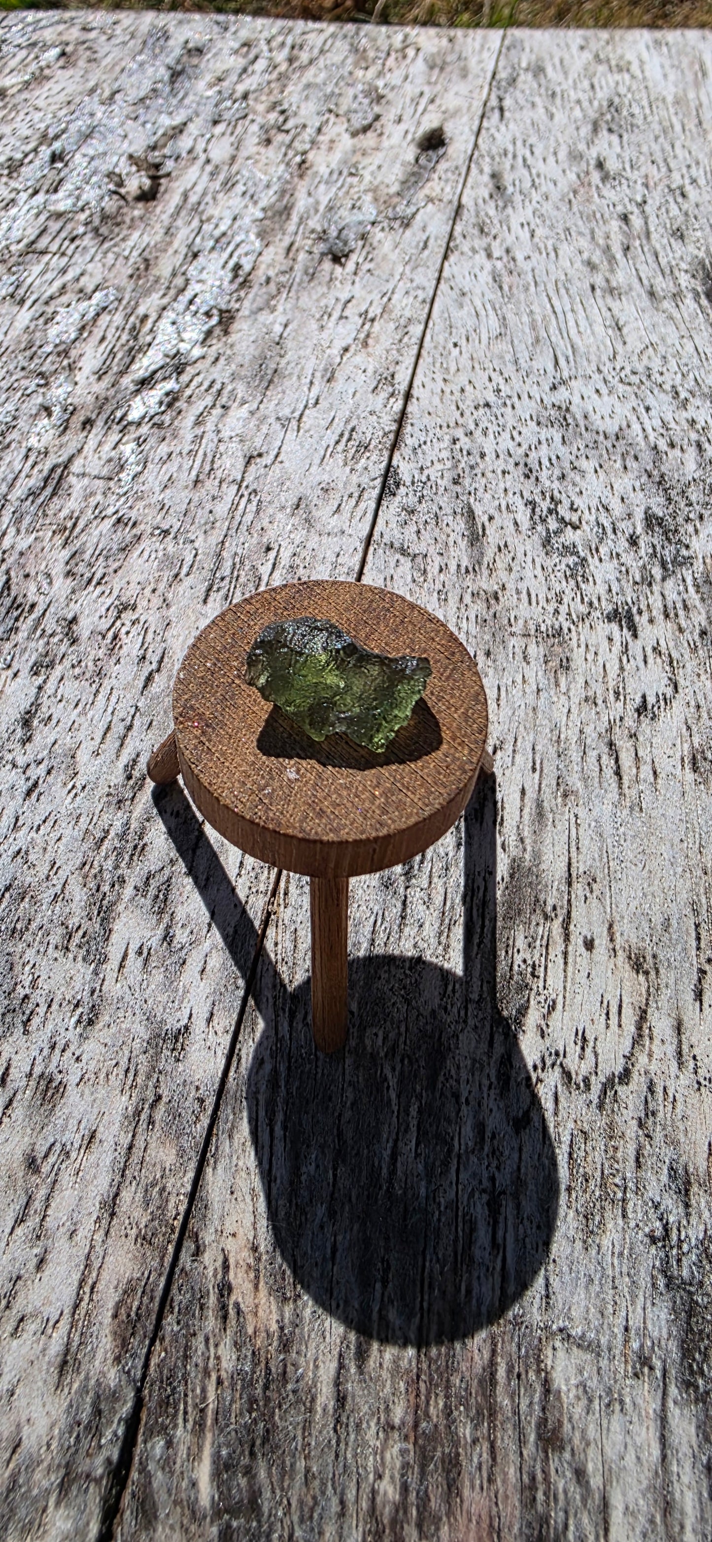 Moldavite piece