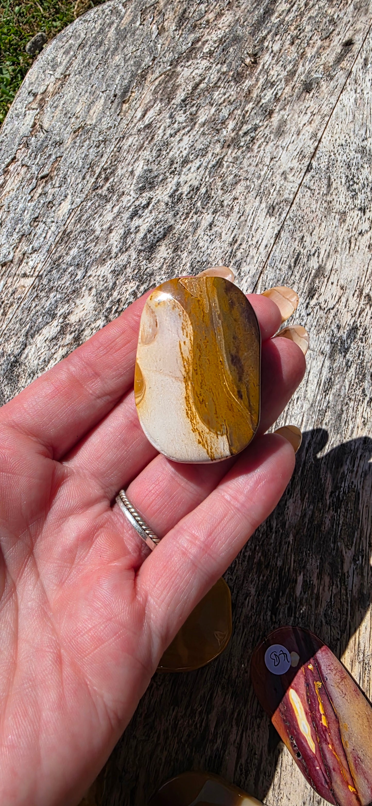 Mookaite palm