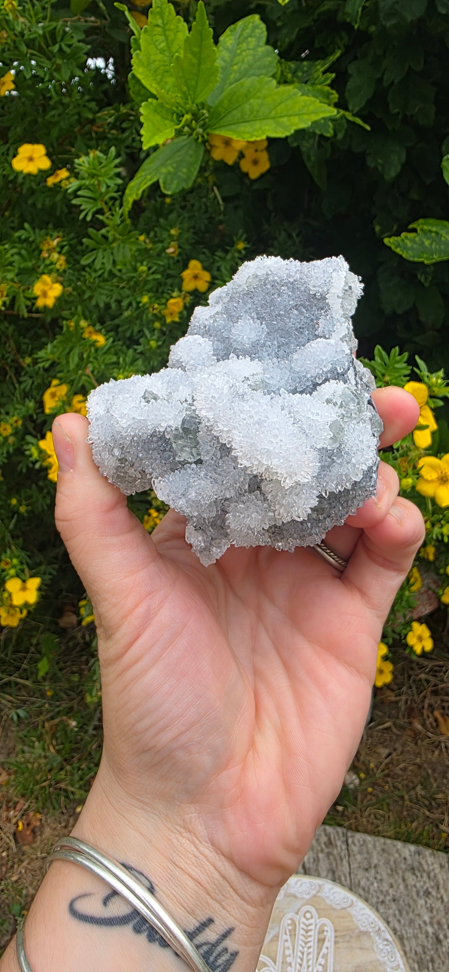 Green fluorite and quartz from jujian china