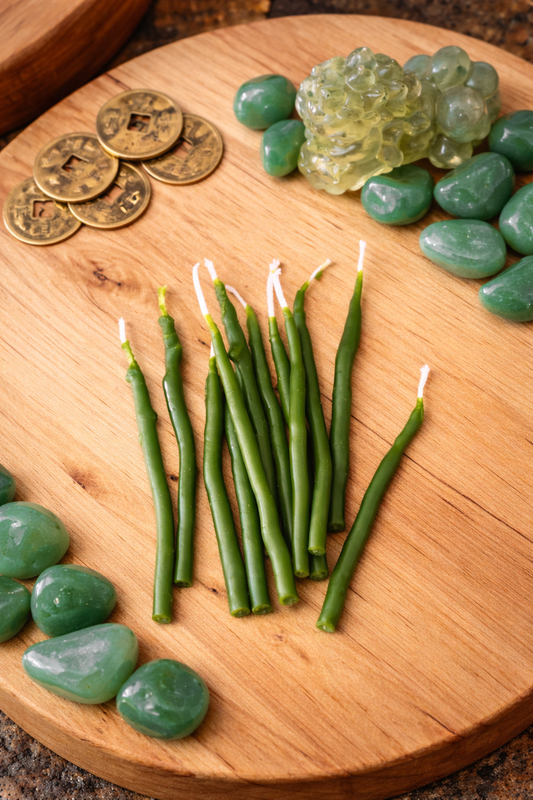 Green Meditation | Manifestation |Spell candles