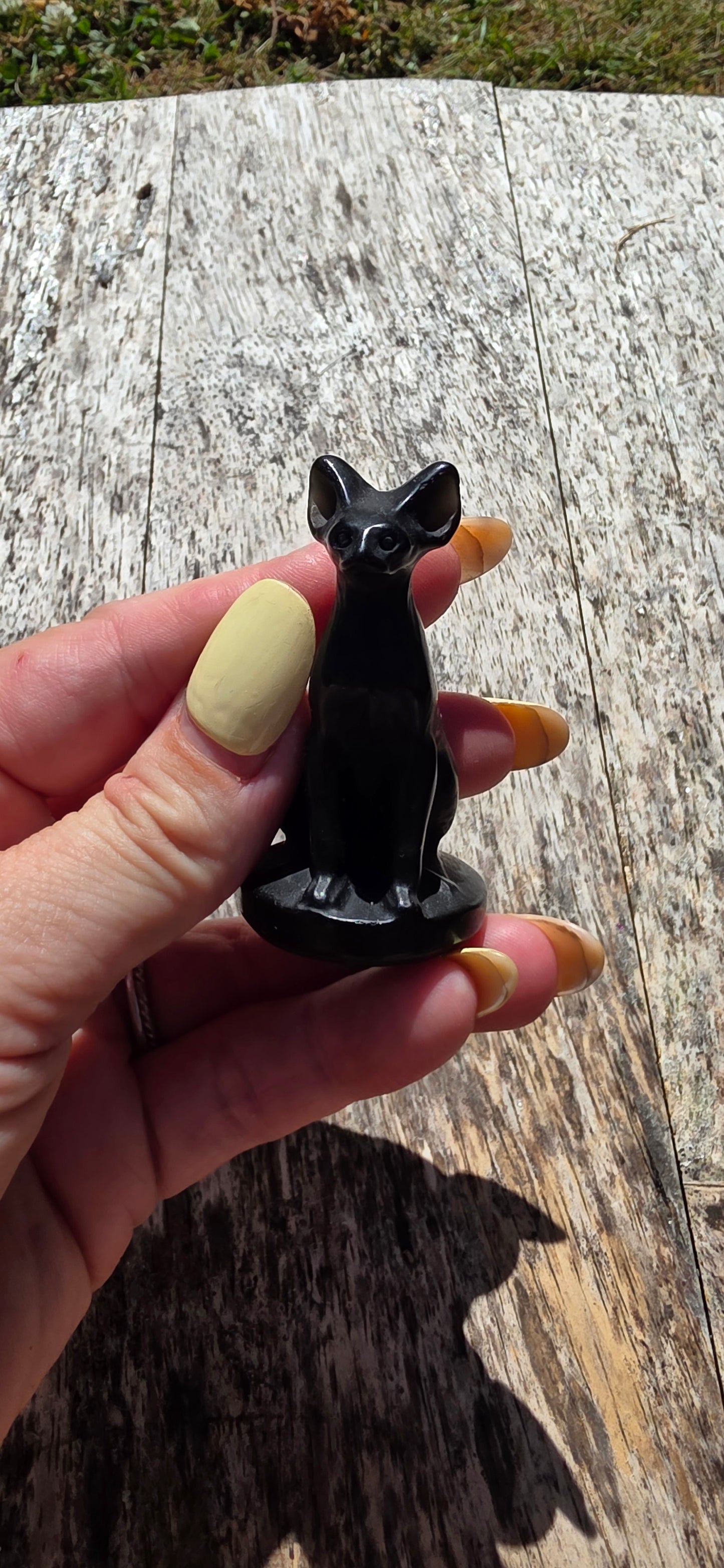 Obsidian sphinx
